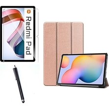 Nacario Constrain - Redmi Pad Standlı Kılıf + Nano Flexible Kırılmaz Ekran Koruyucu + Tab