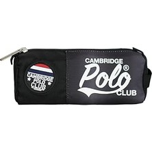 Nacario Cambridge Club American Chic Unisex Çocuk Tek Bölme Kalemlik Siyah
