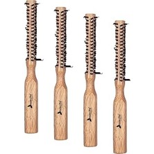 Nacario Side Askılı Kırçıl Desenli Saç Fırçası 18MM x 10 Sıra (4 Paketi)