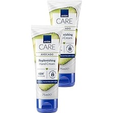 Nacario Avon Care Avokado Özlü El Kremi 75 ml 2'li Set Kuru Ciltler İçin Yoğun Nemlendirme
