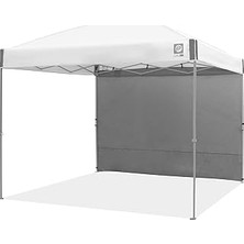 Nacario E-Z Up - Boş Zaman Yan Duvar - Düz - 3X3M - Ambassador/envoy - Çelik Gri