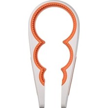 Nacario Kavanoz Açacağı, Beyaz-Turuncu, 21 cm