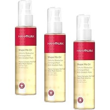 Nacario Shape Me Oil, Doğum Sonrası Sıkılaştırıcı Çatlak Selülit Bakım Yağı, 125 ml (3 Paketi)