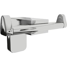 Nacario Bornoz Havlu Asma Askısı Banyo Lavabo Çatal 2'li Metal Sağlam Aparat Krom Askılık Vidalı