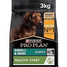 Nacario Plan Small & Mini Puppy Tavuklu 3 Kg, Kuru Mama