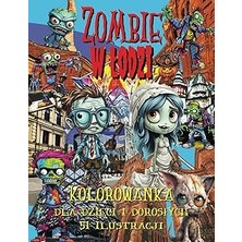 Nacario Independently Published Zombie W Łodzi Kolorowanka Dla Dzieci I Dorosłych: 51 Zabawnych Ilustracji