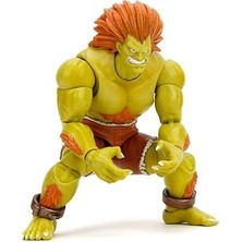 Nacario Jada Street Fighter Ii Blanka Deluxe Aksiyon Figürü - 1:12 Ölçekli, Yüksek Mafsallı, Değiştirilebil