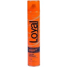 Nacario Loyal Turuncu Saç Spreyi 400 ml – Güçlü Tutuş Sağlayan Profesyonel Saç Sabitleyici