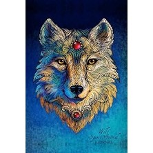 Nacario Wolf Spirit Animal Journal: (Notebook, Diary, Blank Book) 6x9"