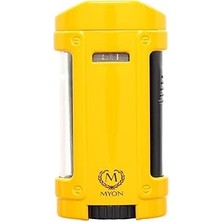 Nacario Myon Racing 4 Pürmüz Alev Sehpalı Puro Çakmağı Sarı