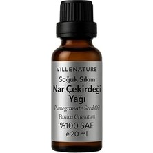 Nacario Villenature Soğuk Sıkım Nar Çekirdeği Yağı, Cilt Saç Bakım YAĞI,%100 Saf Doğal, Punica Granat