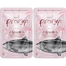 Nacario Yavru Kediler Için Somonlu Mousse, 70 Gram 2li Paket