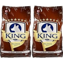 Nacario King Adult Dog 18/7 Beef 3 kg (2 Paketi)