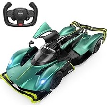 Nacario 1:14 Aston Martin Valkyrie Amr Işıklı Uzaktan Kumandalı Araba - Yeşil