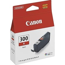 Nacario Mürekkep Kartuşu PFI-300R - Kırmızı 14,4 ml - Mürekkep Püskürtmeli Yazıcı Için