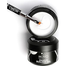 Nacario Builder Protez Tırnak Jeli No.2, Beyaz, 35 gr
