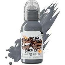 Nacario Battleship Grey - Famous Ink Dövme Boyası - 30ML/1OZ