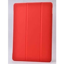 Nacario Constrain - Galaxy Tab S2 8.0 T715 Cover Standlı 1-1 Kılıf-Kırmızı