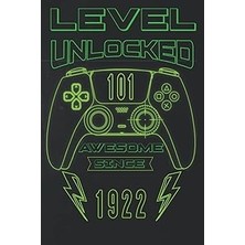 Nacario Independently Published Level 101 St Unlocked Awesome Since 1922: 101 St January Birthday Gifts | M