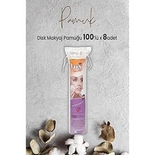 Nacario Lux Disk Makyaj Pamuğu 100'LÜ x 8 Adet