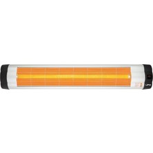 Nacario Ufo S/3000 W Uk Duvar Tipi Isıtıcı, Infrared Işık, 5 Kademeli, 110 x 10 x 19 Cm, Gümüş