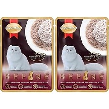 Nacario Refine Pouch Jöle Içinde Didiklenmiş Tavuklu Seçkin Ton Balığı 70 gr (2 Paketi)