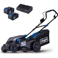 Nacario Scheppach Akülü Çim Biçme Makinesi BC-MP380-X 20V Fırçasız Akülü Çim Biçme Makinesi | 38 cm Kesme G
