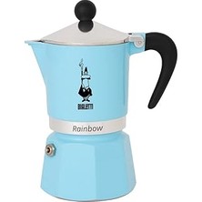 Nacario - Rainbow: 6 Cups Ocak Üstü Espresso Pişirici - 250ML - Renk - Alüminyum Gövde -