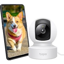 Nacario Tapo C212, 2k 3mp Iç Mekan Wi-Fi/ethernet Güvenlik Kamerası, Kişi Tespit Hareket Takibi, 360°, G