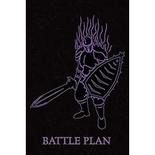 Nacario Battle Plan - Purple Edition - College Wide Ruled Notebook - 6" x 9" (15.24 x 22.86 Cm)