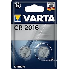 Nacario CR2016 Düğme Pil, 2 Adet, Lityum Madalyon, 3 V, Çocuklar Için Güvenli Ambalaj, Elektronik Küç
