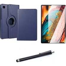 Nacario Constrain - Tab M10 TB-328FU 3. Jenerasyon Standlı Katlanır Pu Deri Kılıf Ekran K