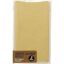 Nacario Voyager Undated Calendar Refill (2-Pack)