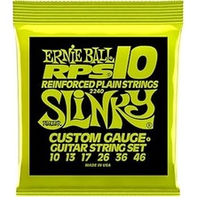 Nacario Ernie Ball Normal Slinky Rps Nikel Yara Elektro Gitar Telleri, Ölçü 10-46
