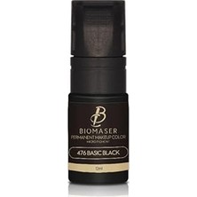 Nacario Biomaser Kalıcı Makyaj Nano Pigment, Eyeliner, Black, 12 ml
