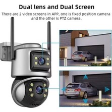 Alvera Collection CMR61 Dış Mekan Dual-Lens 8mp Wifi Kamera