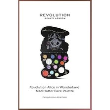 Nacario Revolution Disney's Alice In Wonderland Mad Hatter Eyeshadow Palette Far Paleti, GELMEDENAL_420