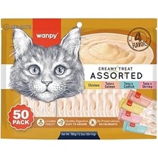 Nacario Wanpy Karışık Dört Lezzetli Krema Ödülü, 50X14 Gram