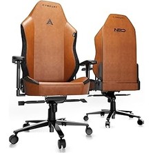 Nacario Cybeart Apex Neo Edition Kahverengi Pu Deri 4d Hafızalı Ergonomik Bel Destekli Koltu