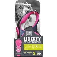 Nacario M-Pets Liberty Otomati̇k Gezdi̇rme Şeri̇t 3mt/pink (S)