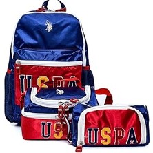 Nacario U.s. Assn. U.s. Polo. Assn. Erkek Çocuk Okul Çanta Seti PLSET242646566,LACIVERT Tek Ebat