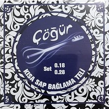 Nacario Çöğür CGR18 Kısa Sap Saz Teli 0.18 Takım Bağlama Teli