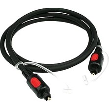Nacario Klotz Lwl High-End Dijital Siyah 1m Toslink Optik Kablo