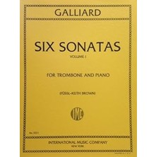 Nacario Galliard: Six Sonatas, Vol. 1, For Trombone And Piano