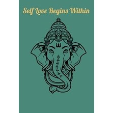 Nacario Self Love Starts Within: Elephant/ganesha Inspired Journal, Gratitude And Free Write Journal, 5 Min
