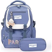 Nacario Unisex Okul Çanta Seti PCSET07PC1111802-MAVI,MAVI Tek Ebat