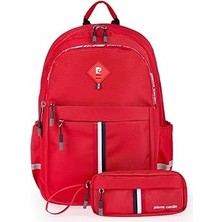 Nacario Unisex Okul Çanta Seti PCSET07PCT18001102-KIRMIZI,KIRMIZI Tek Ebat