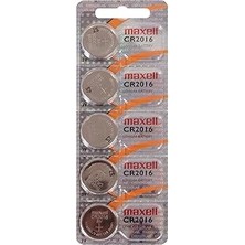 Nacario Maxell CR-2016 Li̇tyum Pi̇l 5li̇ 4902580131272