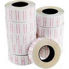 Nacario Iskur Motex MX5500 Etiketleme Makinası Etiketi Metosu (48 Rulo)