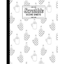 Nacario Scrabble Score Sheet: Cups Scrabble Score Sheet, Scrabble Game Record Book For Up To 4 Players, Scr